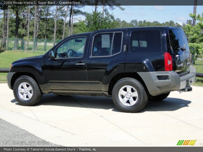 Super Black / Graphite/Steel 2009 Nissan Xterra S