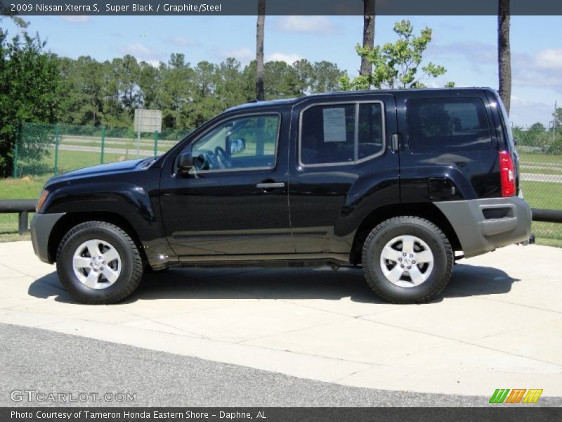 Super Black / Graphite/Steel 2009 Nissan Xterra S