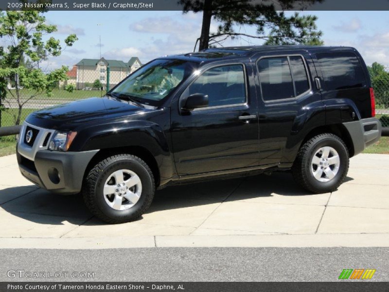 Super Black / Graphite/Steel 2009 Nissan Xterra S