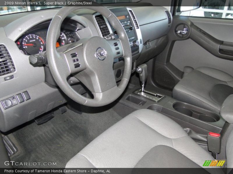 Super Black / Graphite/Steel 2009 Nissan Xterra S