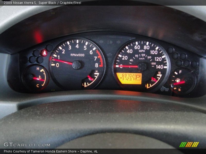 Super Black / Graphite/Steel 2009 Nissan Xterra S