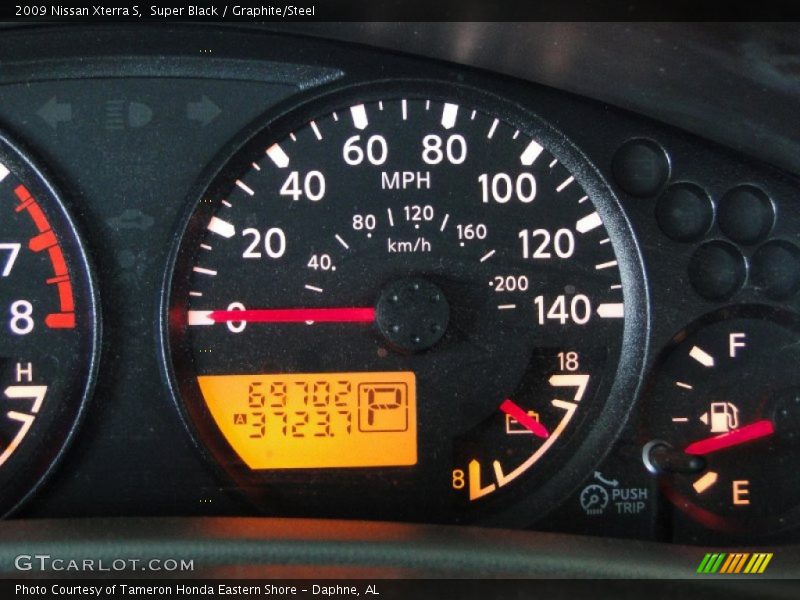 Super Black / Graphite/Steel 2009 Nissan Xterra S