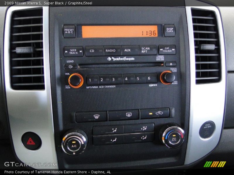 Super Black / Graphite/Steel 2009 Nissan Xterra S