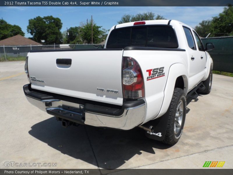 Super White / Graphite 2012 Toyota Tacoma TSS Double Cab 4x4