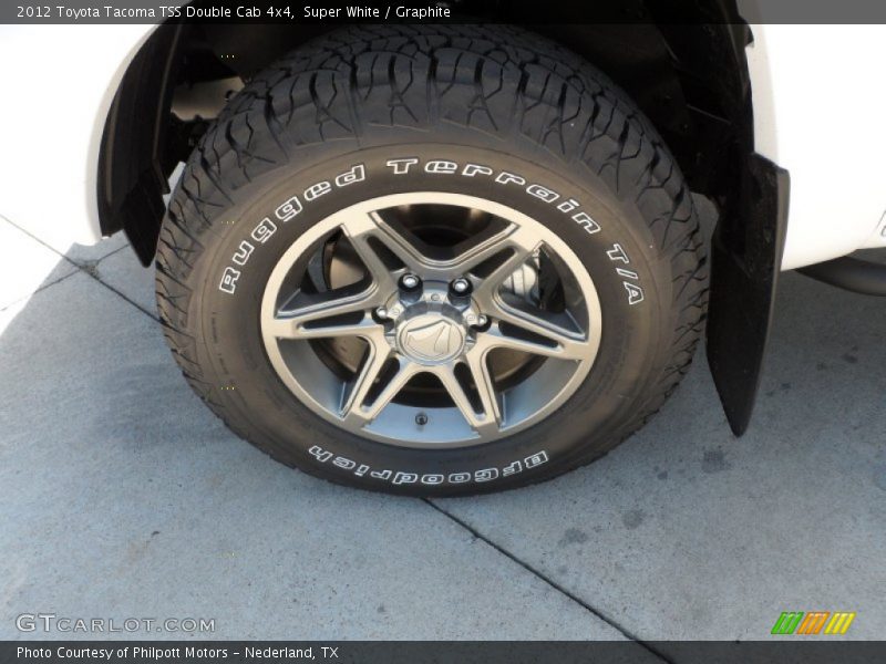 Super White / Graphite 2012 Toyota Tacoma TSS Double Cab 4x4