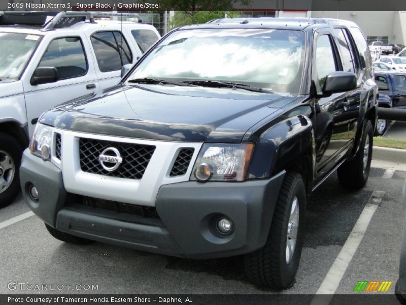 Super Black / Graphite/Steel 2009 Nissan Xterra S