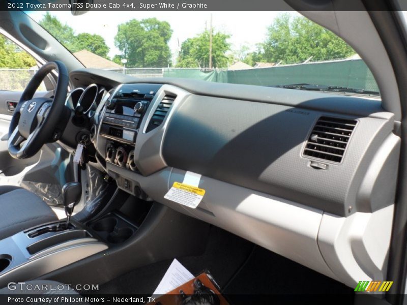 Super White / Graphite 2012 Toyota Tacoma TSS Double Cab 4x4