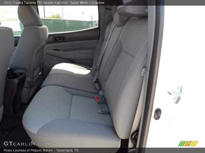 Super White / Graphite 2012 Toyota Tacoma TSS Double Cab 4x4