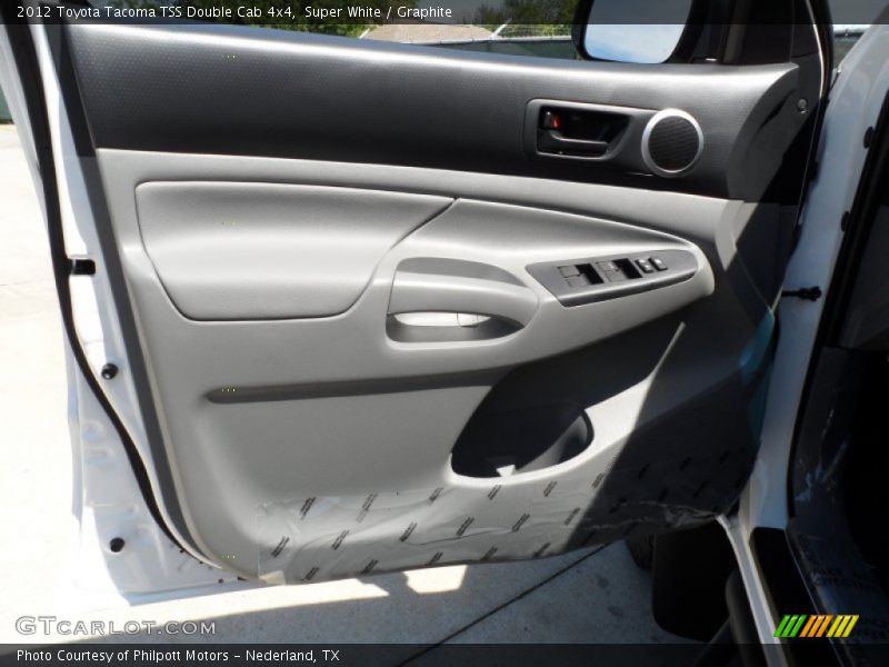 Super White / Graphite 2012 Toyota Tacoma TSS Double Cab 4x4