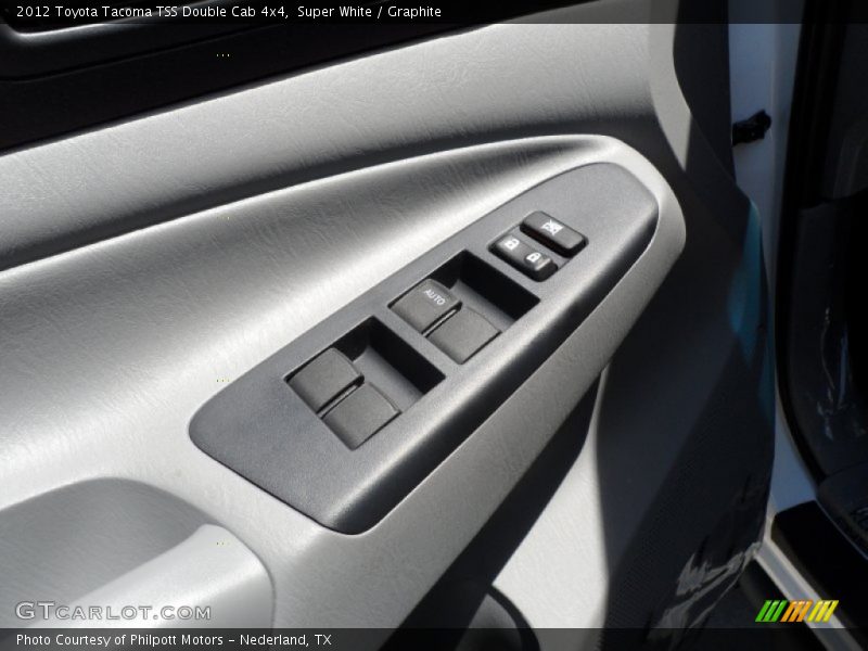Super White / Graphite 2012 Toyota Tacoma TSS Double Cab 4x4