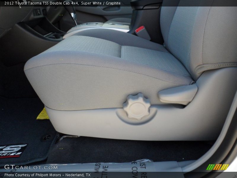 Super White / Graphite 2012 Toyota Tacoma TSS Double Cab 4x4