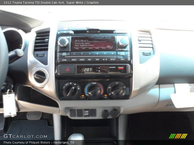 Super White / Graphite 2012 Toyota Tacoma TSS Double Cab 4x4