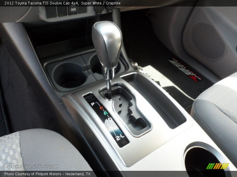 Super White / Graphite 2012 Toyota Tacoma TSS Double Cab 4x4
