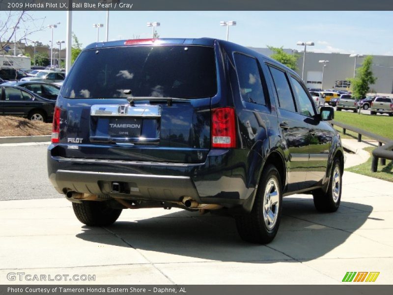 Bali Blue Pearl / Gray 2009 Honda Pilot LX