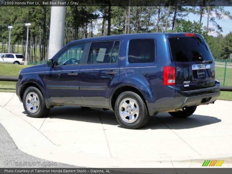 Bali Blue Pearl / Gray 2009 Honda Pilot LX