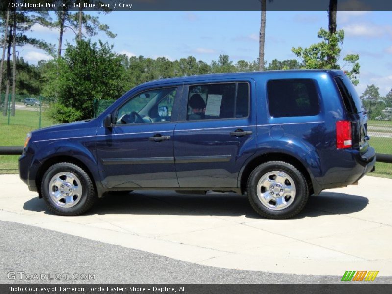 Bali Blue Pearl / Gray 2009 Honda Pilot LX