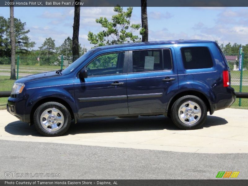 Bali Blue Pearl / Gray 2009 Honda Pilot LX