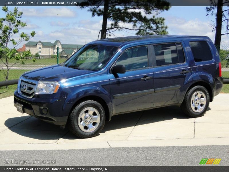 Bali Blue Pearl / Gray 2009 Honda Pilot LX