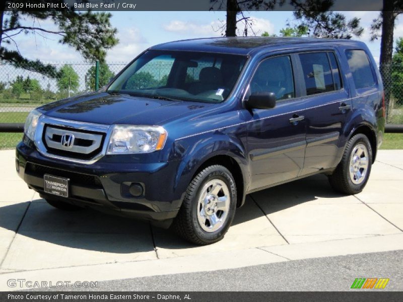 Bali Blue Pearl / Gray 2009 Honda Pilot LX