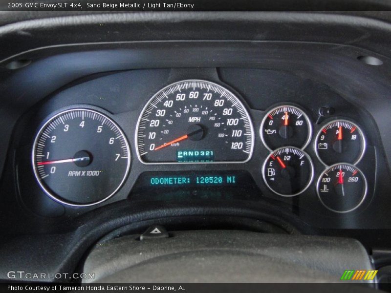 Sand Beige Metallic / Light Tan/Ebony 2005 GMC Envoy SLT 4x4