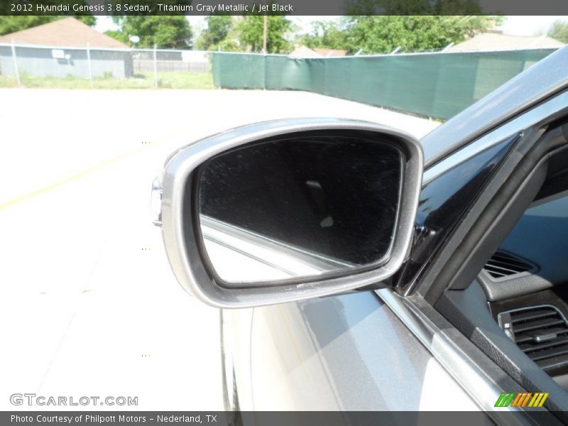 Titanium Gray Metallic / Jet Black 2012 Hyundai Genesis 3.8 Sedan