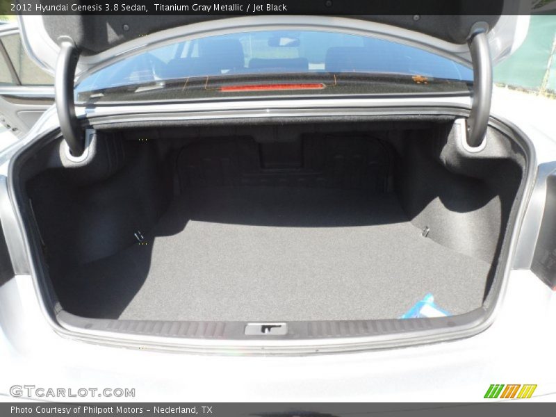 Titanium Gray Metallic / Jet Black 2012 Hyundai Genesis 3.8 Sedan