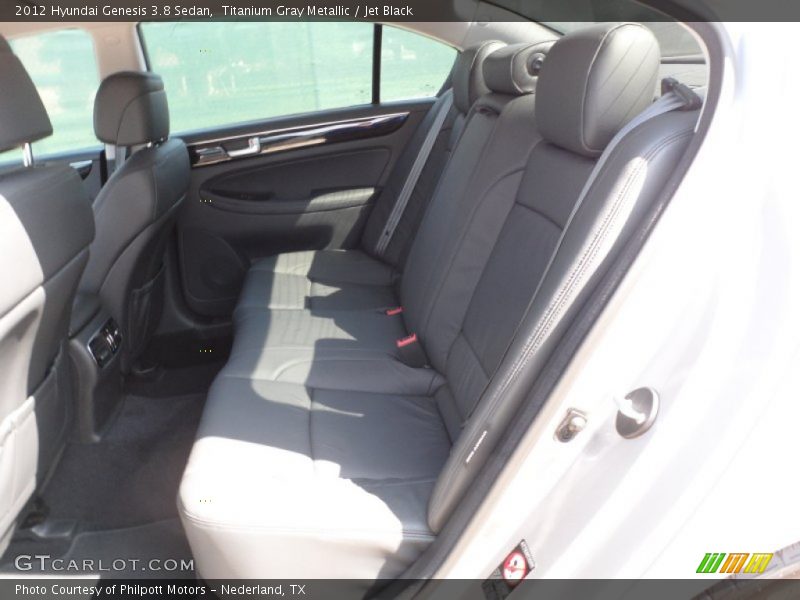 Titanium Gray Metallic / Jet Black 2012 Hyundai Genesis 3.8 Sedan
