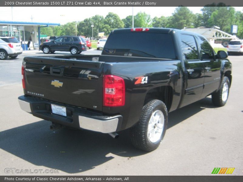 Black Granite Metallic / Ebony 2009 Chevrolet Silverado 1500 LT Z71 Crew Cab 4x4