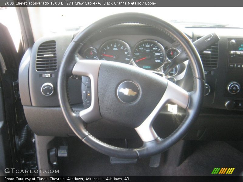 Black Granite Metallic / Ebony 2009 Chevrolet Silverado 1500 LT Z71 Crew Cab 4x4