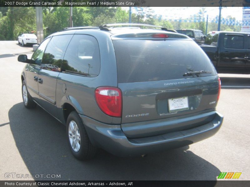 Magnesium Pearl / Medium Slate Gray 2007 Dodge Grand Caravan SE