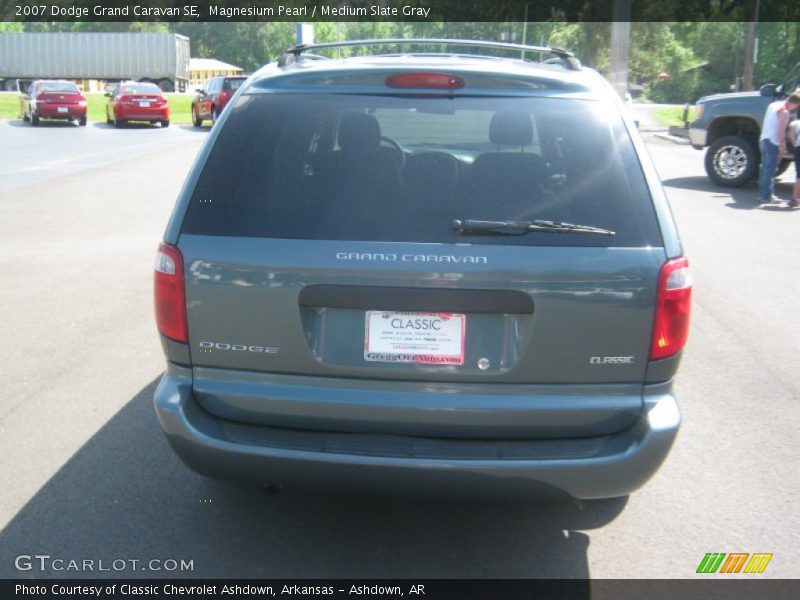 Magnesium Pearl / Medium Slate Gray 2007 Dodge Grand Caravan SE