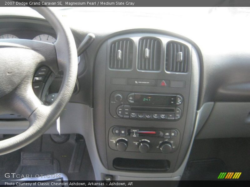 Magnesium Pearl / Medium Slate Gray 2007 Dodge Grand Caravan SE