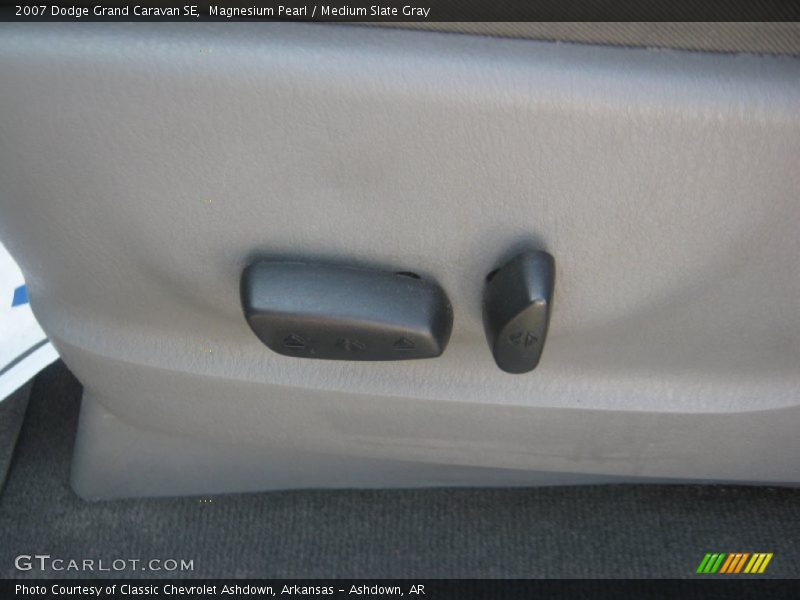 Magnesium Pearl / Medium Slate Gray 2007 Dodge Grand Caravan SE