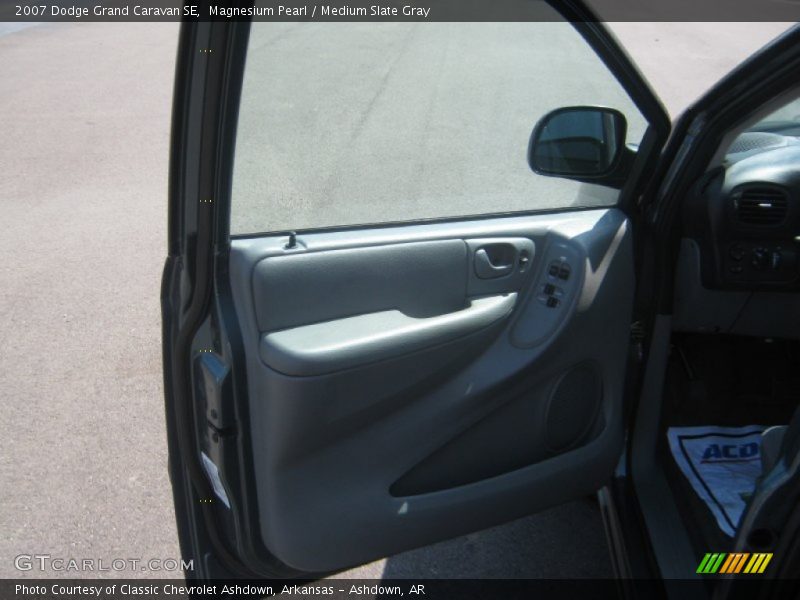 Magnesium Pearl / Medium Slate Gray 2007 Dodge Grand Caravan SE