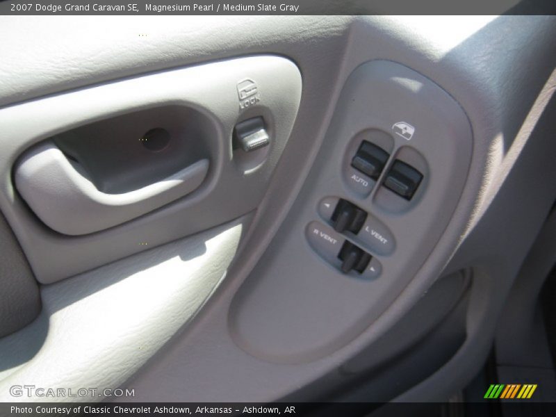 Magnesium Pearl / Medium Slate Gray 2007 Dodge Grand Caravan SE