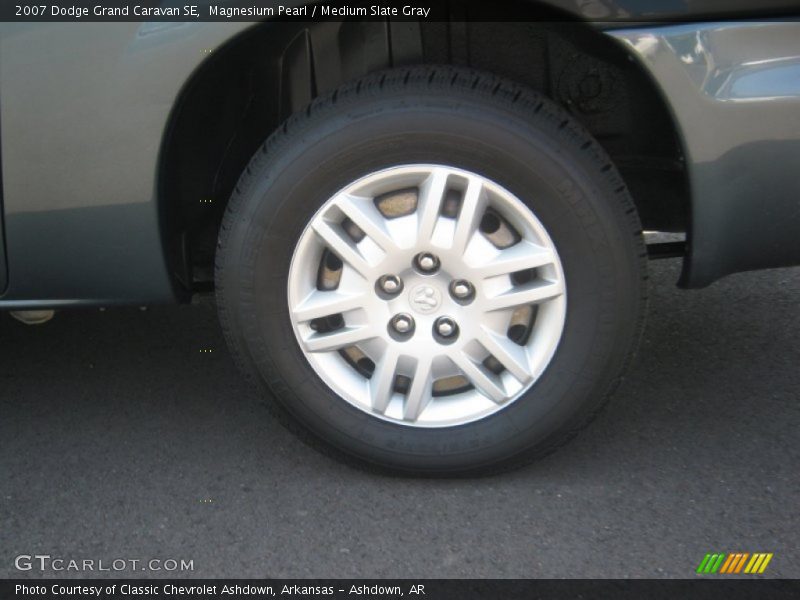Magnesium Pearl / Medium Slate Gray 2007 Dodge Grand Caravan SE