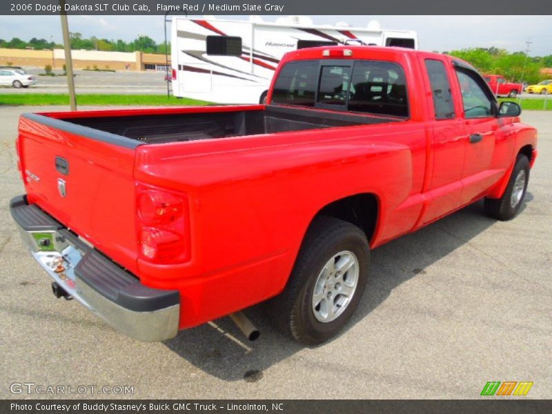 Flame Red / Medium Slate Gray 2006 Dodge Dakota SLT Club Cab
