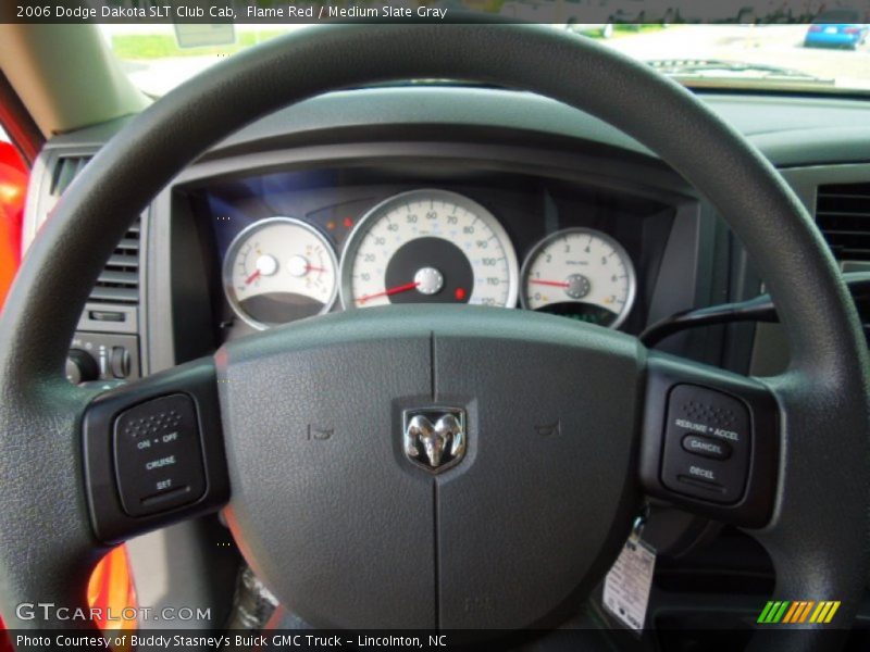 Flame Red / Medium Slate Gray 2006 Dodge Dakota SLT Club Cab
