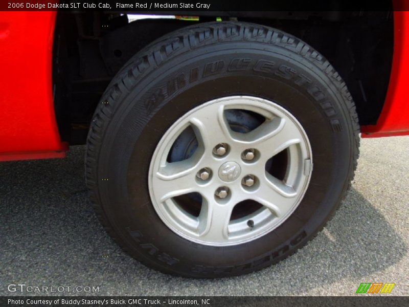 Flame Red / Medium Slate Gray 2006 Dodge Dakota SLT Club Cab