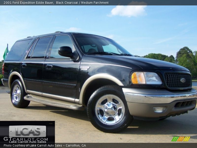 Black Clearcoat / Medium Parchment 2001 Ford Expedition Eddie Bauer