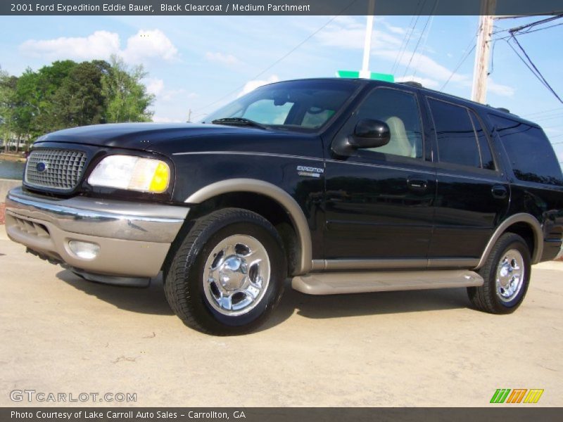 Black Clearcoat / Medium Parchment 2001 Ford Expedition Eddie Bauer