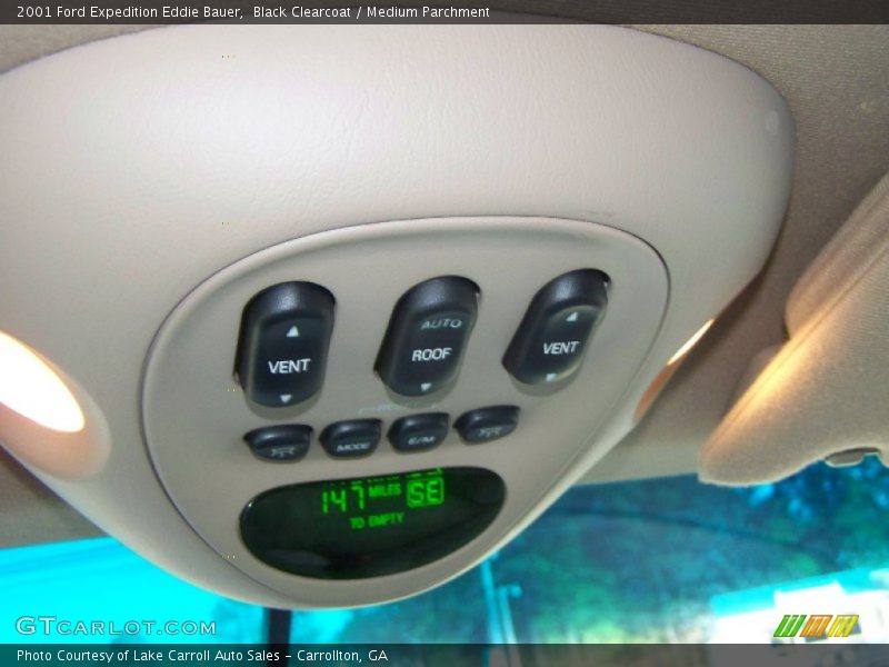 Black Clearcoat / Medium Parchment 2001 Ford Expedition Eddie Bauer