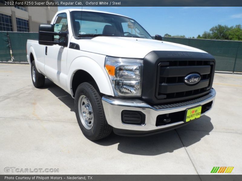 Oxford White / Steel 2012 Ford F250 Super Duty XL Regular Cab
