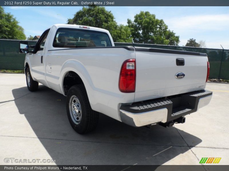Oxford White / Steel 2012 Ford F250 Super Duty XL Regular Cab