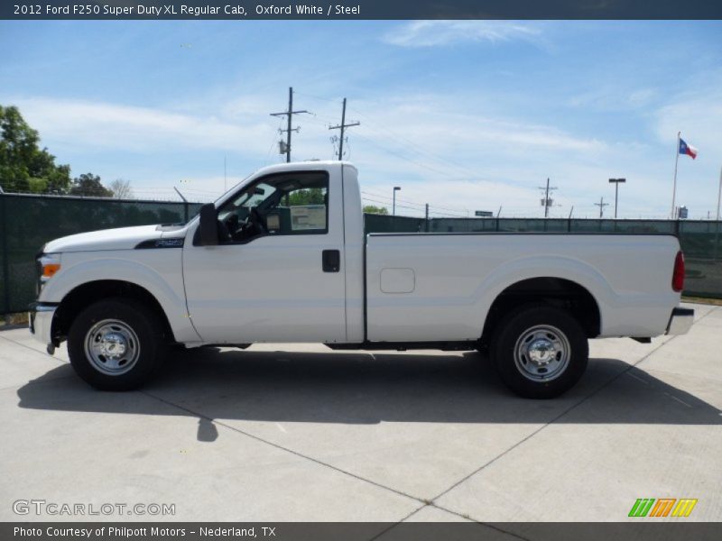 Oxford White / Steel 2012 Ford F250 Super Duty XL Regular Cab