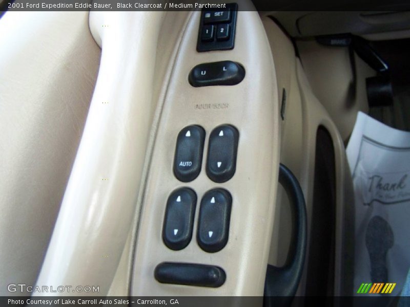 Black Clearcoat / Medium Parchment 2001 Ford Expedition Eddie Bauer