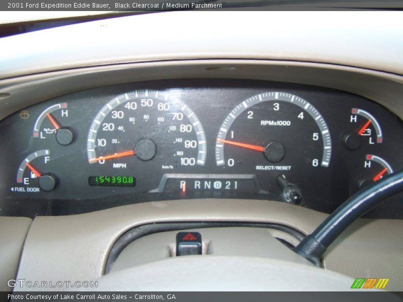Black Clearcoat / Medium Parchment 2001 Ford Expedition Eddie Bauer