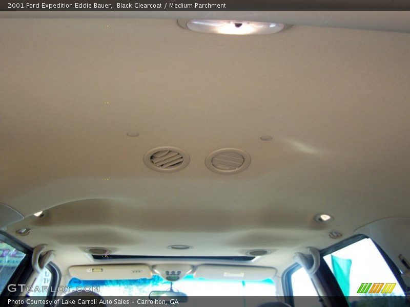 Black Clearcoat / Medium Parchment 2001 Ford Expedition Eddie Bauer