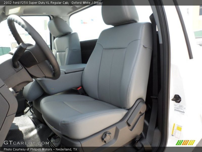 Front Seat of 2012 F250 Super Duty XL Regular Cab