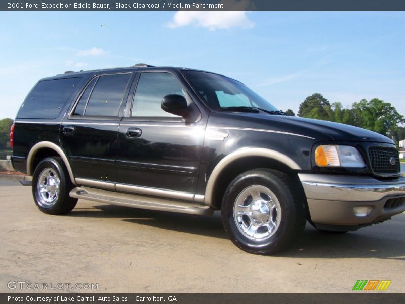Black Clearcoat / Medium Parchment 2001 Ford Expedition Eddie Bauer